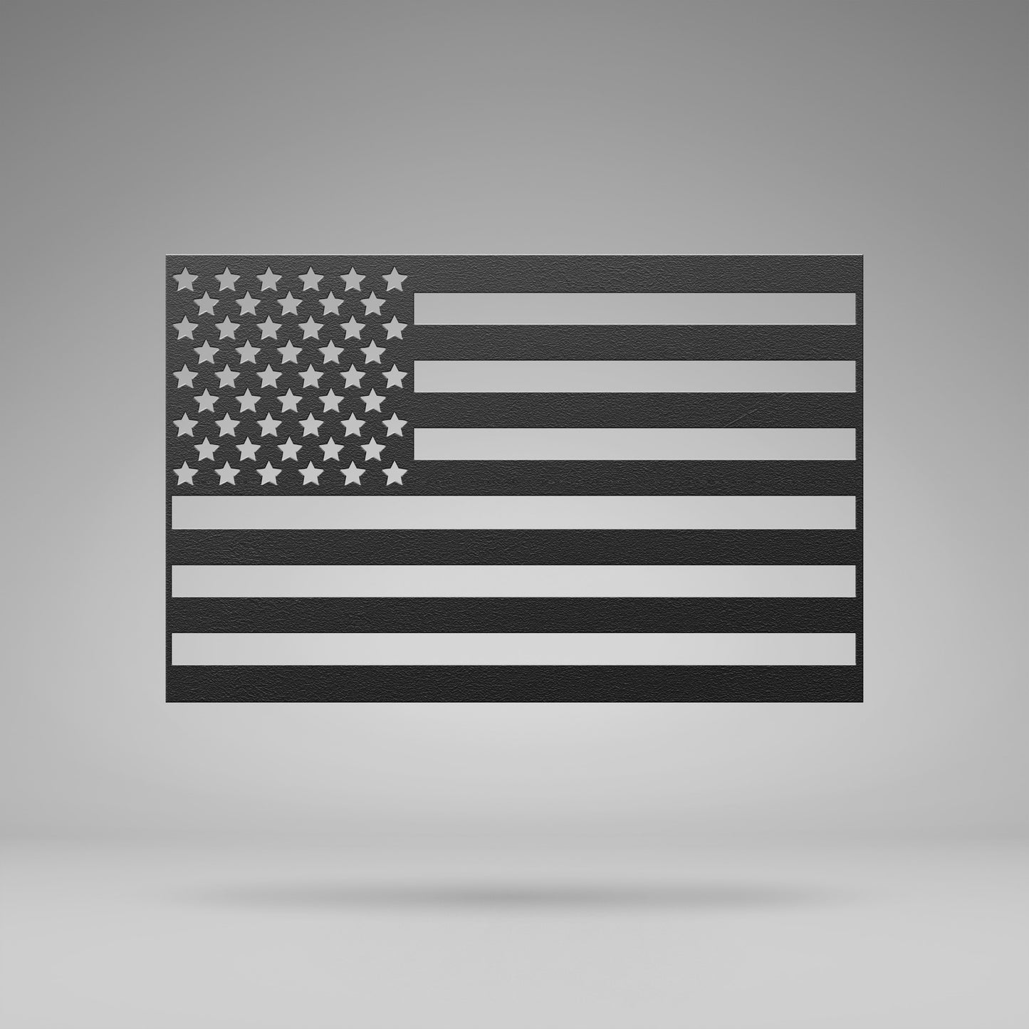 American Flag Metal Sign
