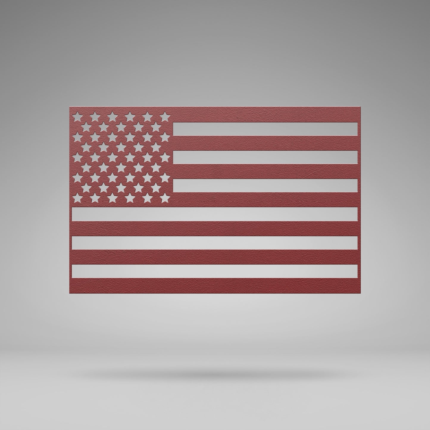 American Flag Metal Sign