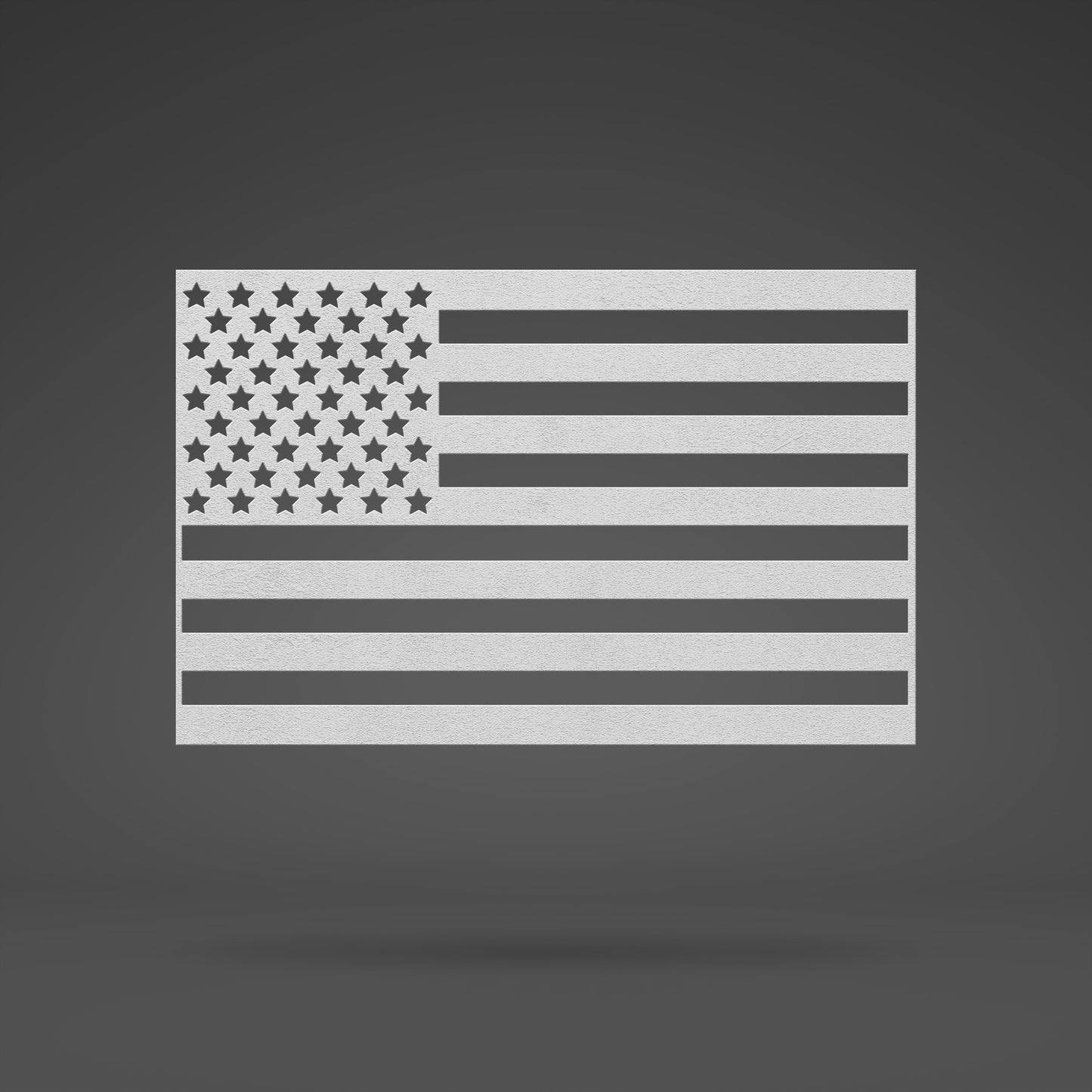 American Flag Metal Sign