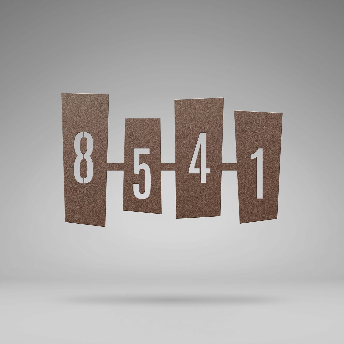 Googie Retro Rectangle Address Sign