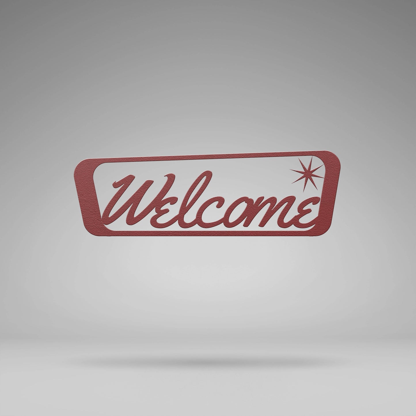 Mid-Century Modern Retro Welcome Sign - Add Retro Charm to Your Home