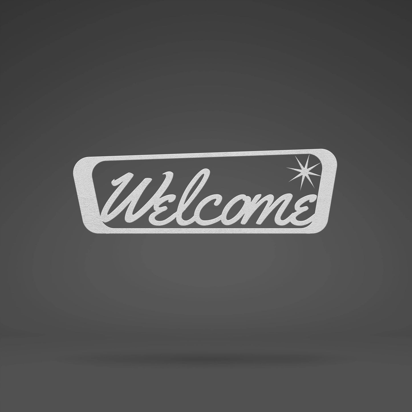 Mid-Century Modern Retro Welcome Sign - Add Retro Charm to Your Home