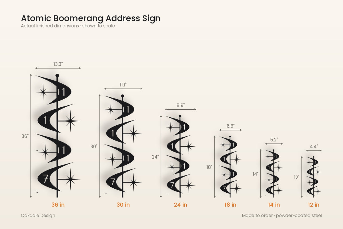 Atomic Boomerang Address Sign