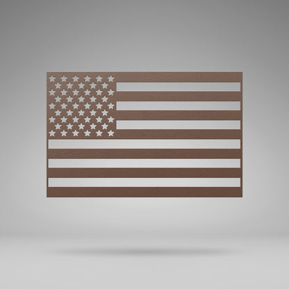 American Flag Metal Sign