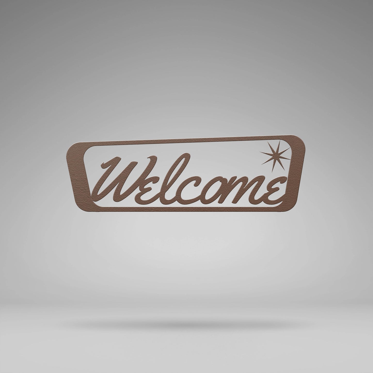 Mid-Century Modern Retro Welcome Sign - Add Retro Charm to Your Home